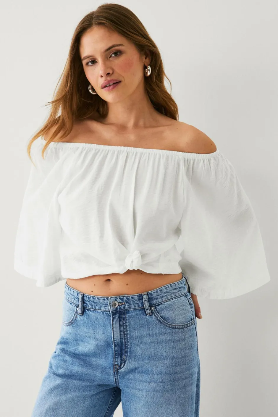 Outlet Collection Bluse uden skuldre Dame Skjorter & Bluser