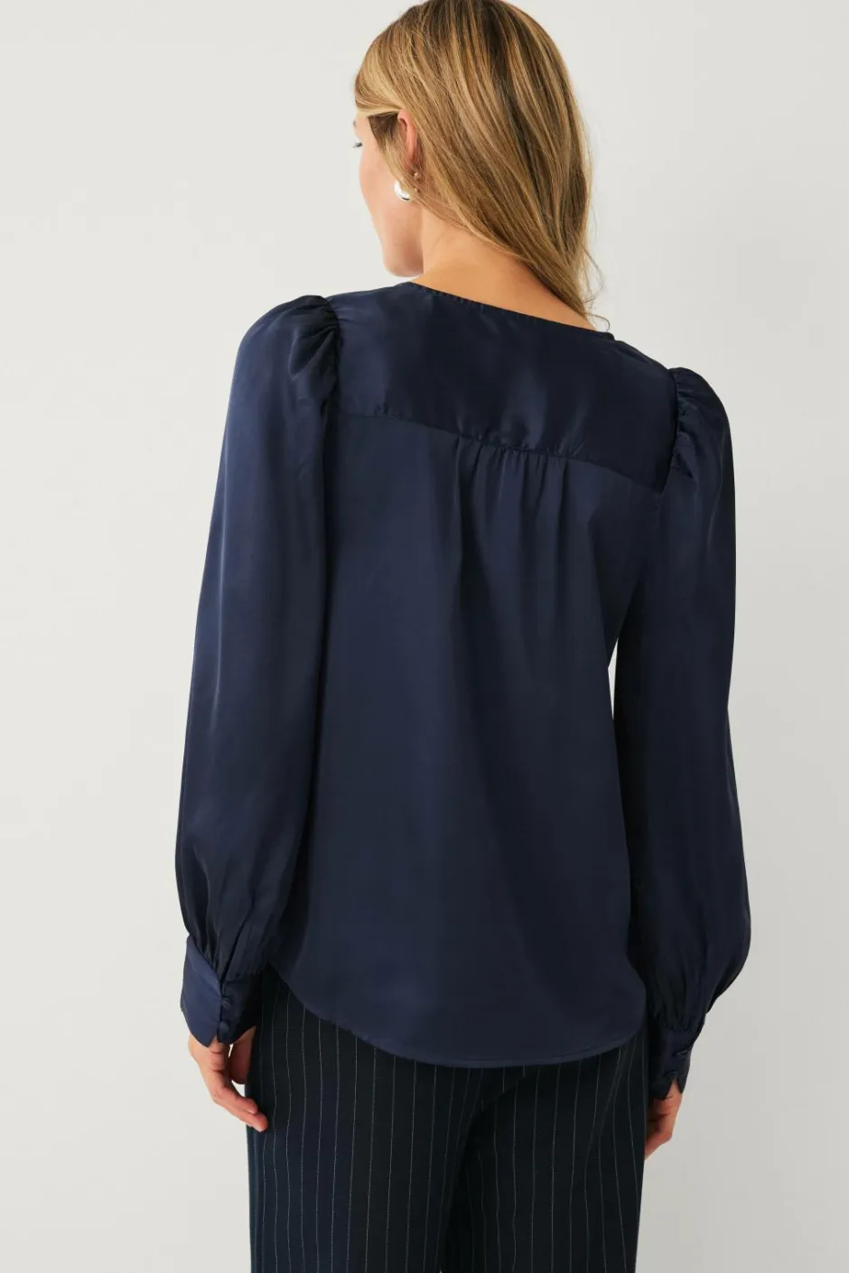 Ellos Collection Bluse i satin^Dame Skjorter & Bluser