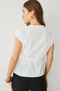 Discount Collection Bluse med snørebånd Dame Skjorter & Bluser