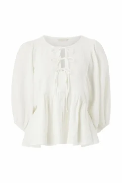 Hot Collection Bluse i musselin Dame Skjorter & Bluser