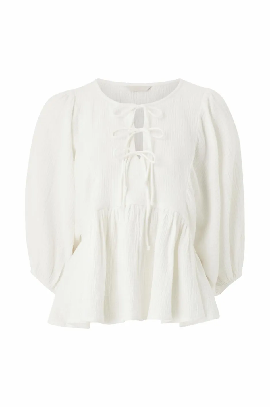 Hot Collection Bluse i musselin Dame Skjorter & Bluser