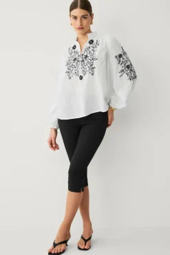 Ellos Collection Bluse med ballonærmer^Dame Skjorter & Bluser