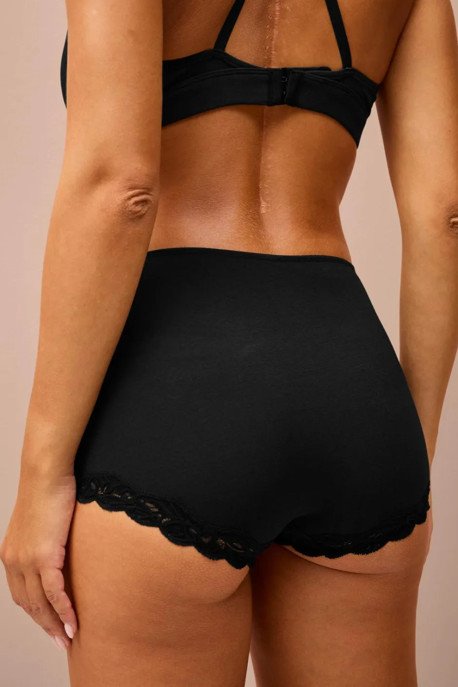 New Collection Boxershorts med høj talje 3-pak Dame Trusser