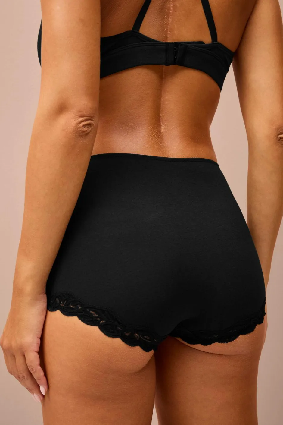 Hot Collection Boxershorts med høj talje 3-pak Dame Trusser
