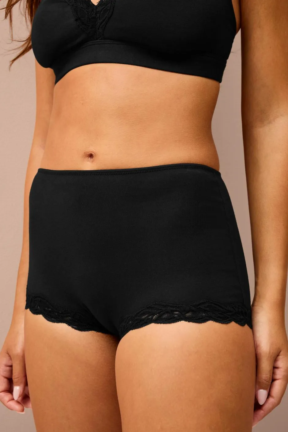 Hot Collection Boxershorts med høj talje 3-pak Dame Trusser