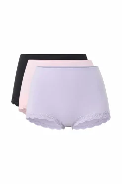 New Collection Boxershorts med høj talje 3-pak Dame Trusser