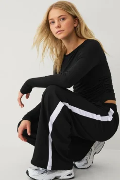 Ellos Collection Brede bukser med sidestriber^Børn Bukser & Leggings
