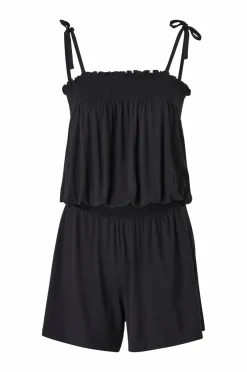 Best Collection Buksekjole med smocket detalje Dame Strandtøj