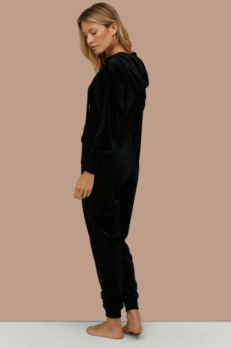 Hot Collection Buksekjole med ribbede detaljer Dame Nattøj|Loungewear & Homewear