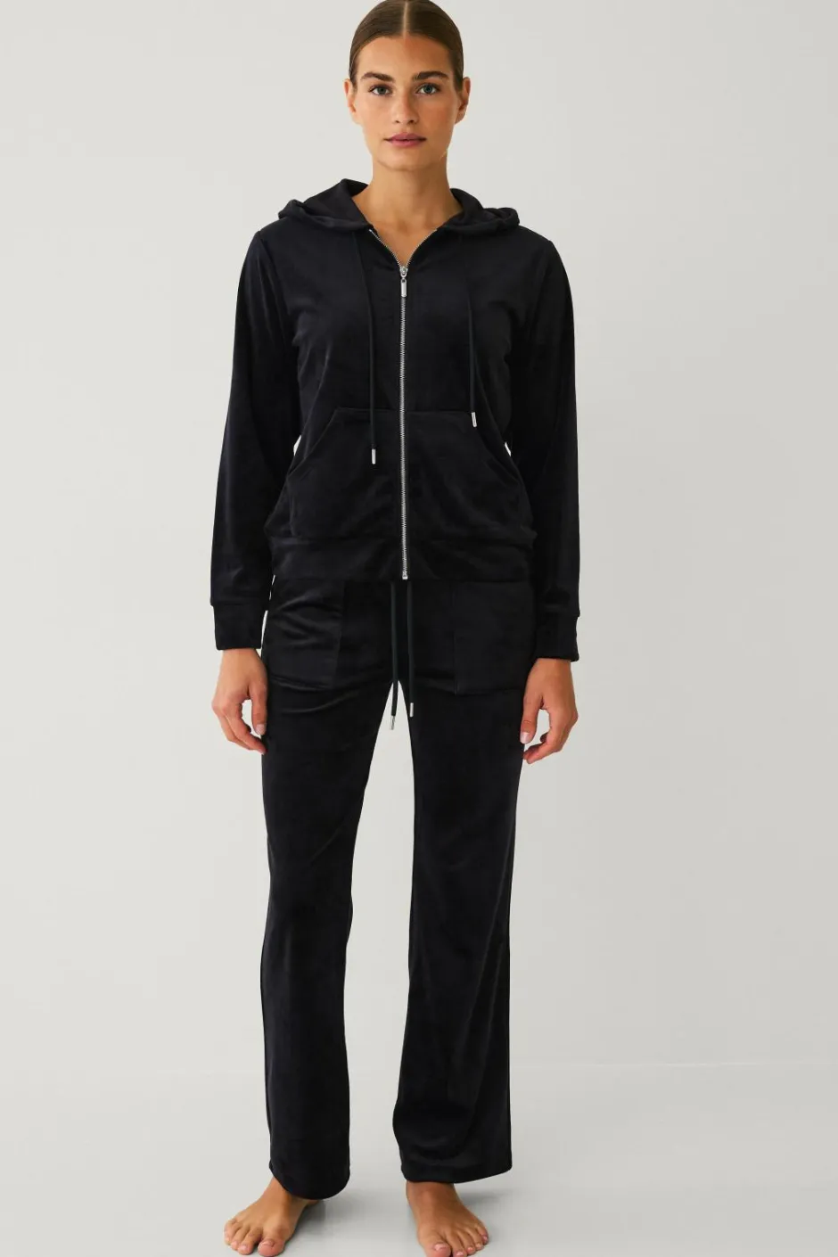Outlet Collection Bukser i velour Dame Loungewear & Homewear|Bukser