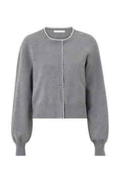 Clearance Collection Cardigan med perler Dame Trøjer & Cardigans