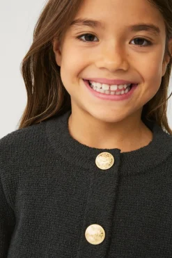 Clearance Collection Cardigan med guldfarvede knapper Børn Trøjer & Cardigans