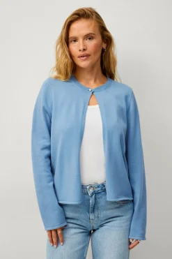 Ellos Collection Cardigan med perleknap på toppen^Dame Trøjer & Cardigans