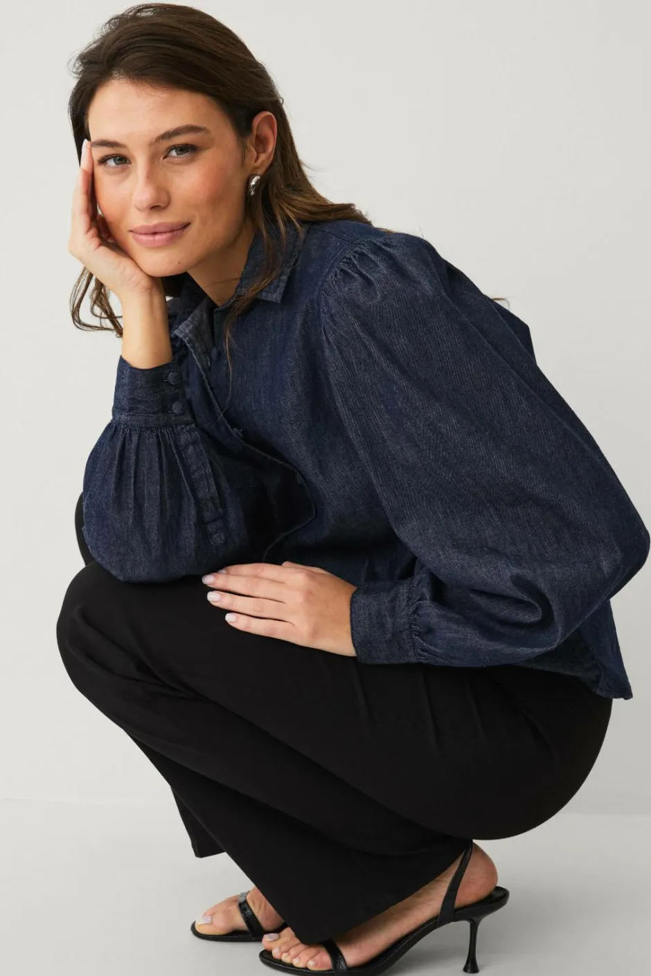 New Collection Cowboyskjorte Dame Skjorter & Bluser