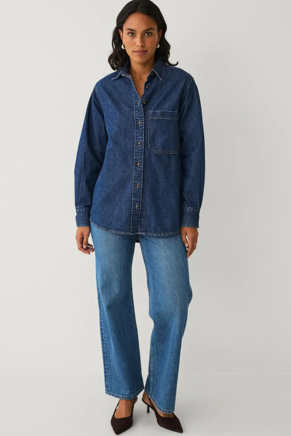 Ellos Collection Denimskjorte^Dame Skjorter & Bluser