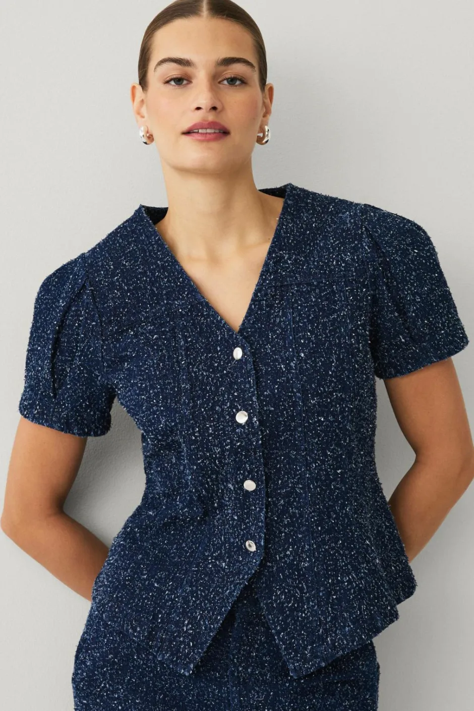 Discount Collection Denimbluse Dame Skjorter & Bluser