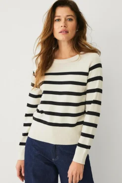 Best Collection Fintstrikket Pullover Dame Basistøj
