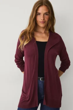 Discount Collection Fintstrikket cardigan Dame Basistøj