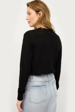 Ellos Collection Finstrikket uldtrøje med v-hals^Dame Trøjer & Cardigans