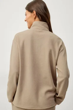 Ellos Collection Fleecetrøje med halv lynlås^Dame Loungewear & Homewear