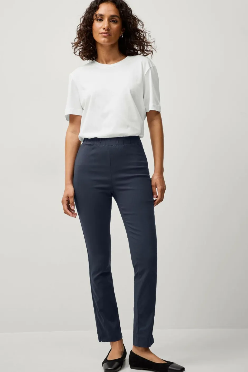 Hot Collection Flexy Slim fit treggings i superstretch Dame Bukser
