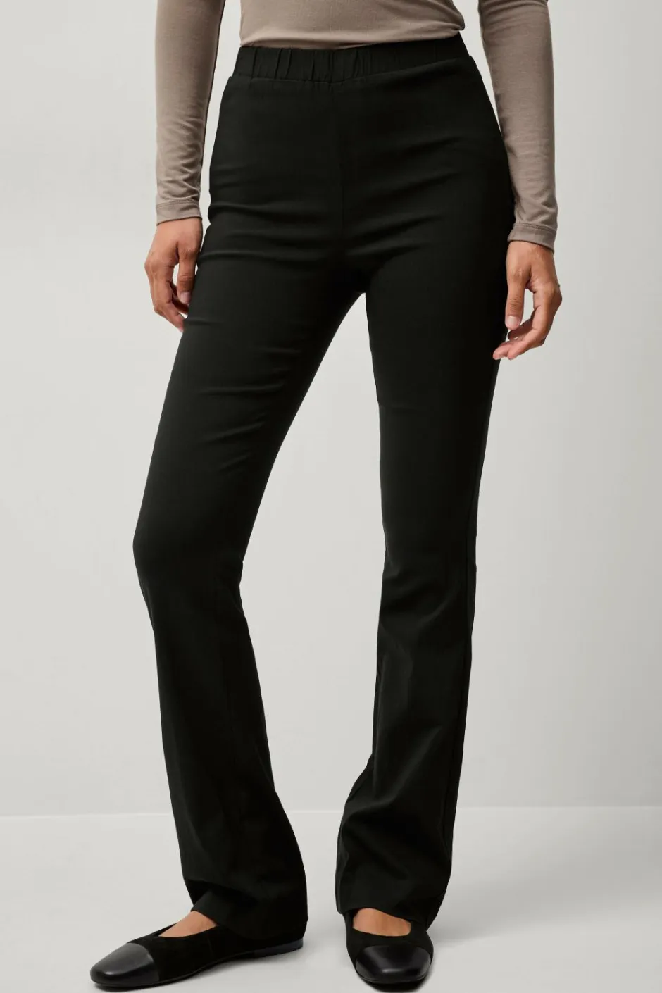 Ellos Collection Flexy Med bootcut treggings i superstretch^Dame Bukser
