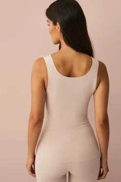 New Collection Formgivning af linned - let støtte Dame Shaping|Toppe & Tank-Toppe
