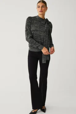 Ellos Collection Glitrende top med bindebånd^Dame Toppe & Tank-Toppe