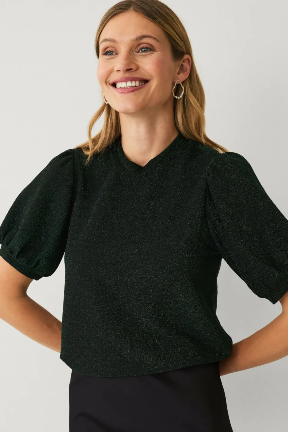 Ellos Collection Glitrende top^Dame Toppe & Tank-Toppe