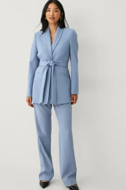Discount Collection Habitjakke med slips og sjalskrave Dame Blazere & Veste