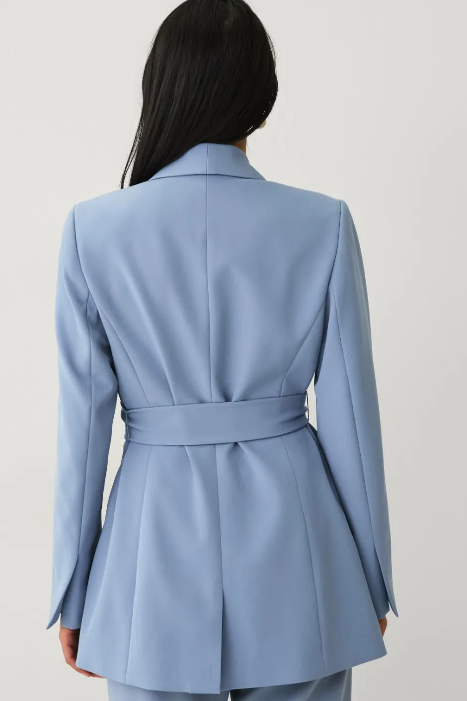 Discount Collection Habitjakke med slips og sjalskrave Dame Blazere & Veste