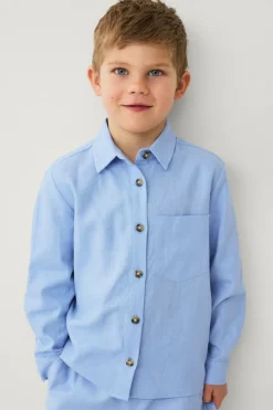 New Collection Hørskjorte Martin Mini Børn Skjorter