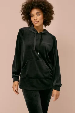 Discount Collection Hættetrøje i velour Dame Loungewear & Homewear