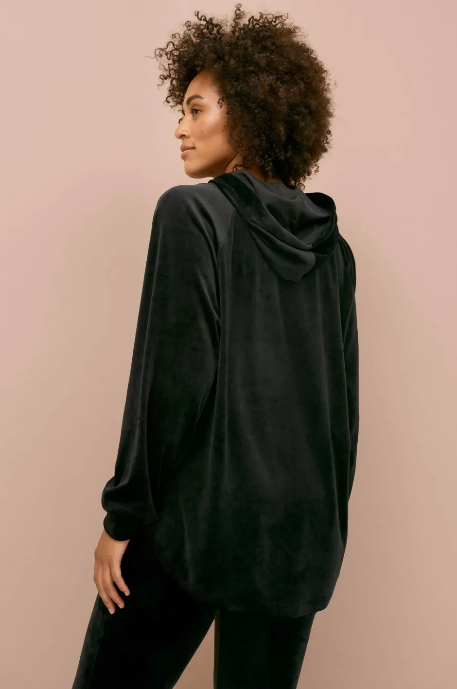 Discount Collection Hættetrøje i velour Dame Loungewear & Homewear