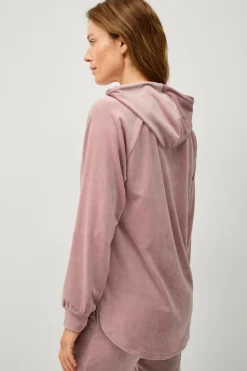 Ellos Collection Hættetrøje i velour^Dame Loungewear & Homewear
