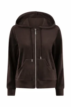 Ellos Collection Hættetrøje i velour^Dame Loungewear & Homewear|Sweatshirts & Hoodies