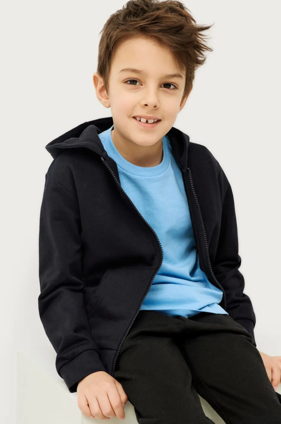 Ellos Collection Hættetrøje Basic Sweatshirt^Børn Basistøj|Sweatshirts & Hoodies