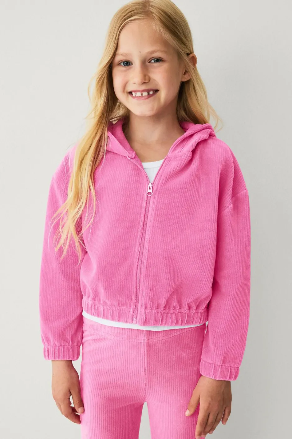 Ellos Collection Hættetrøje i velour^Børn Sweatshirts & Hoodies