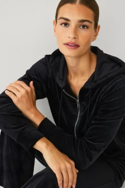 Online Collection Hættetrøje i velour Dame Loungewear & Homewear|Sweatshirts & Hoodies
