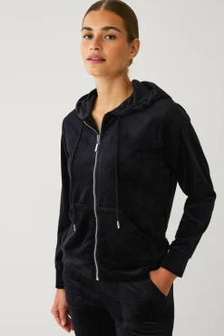 Online Collection Hættetrøje i velour Dame Loungewear & Homewear|Sweatshirts & Hoodies