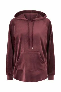 Ellos Collection Hættetrøje i velour^Dame Loungewear & Homewear|Sweatshirts & Hoodies