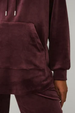 Ellos Collection Hættetrøje i velour^Dame Loungewear & Homewear|Sweatshirts & Hoodies