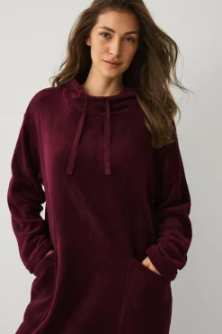 Ellos Collection Hyggelig kjole i fleece^Dame Loungewear & Homewear