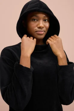 New Collection Hyggelig kjole i fleece Dame Nattøj|Loungewear & Homewear