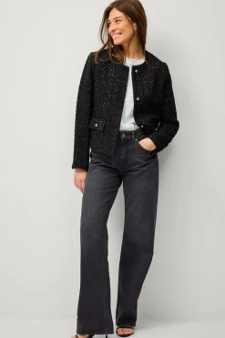 Best Collection Jakke i bouclé Dame Blazere & Veste