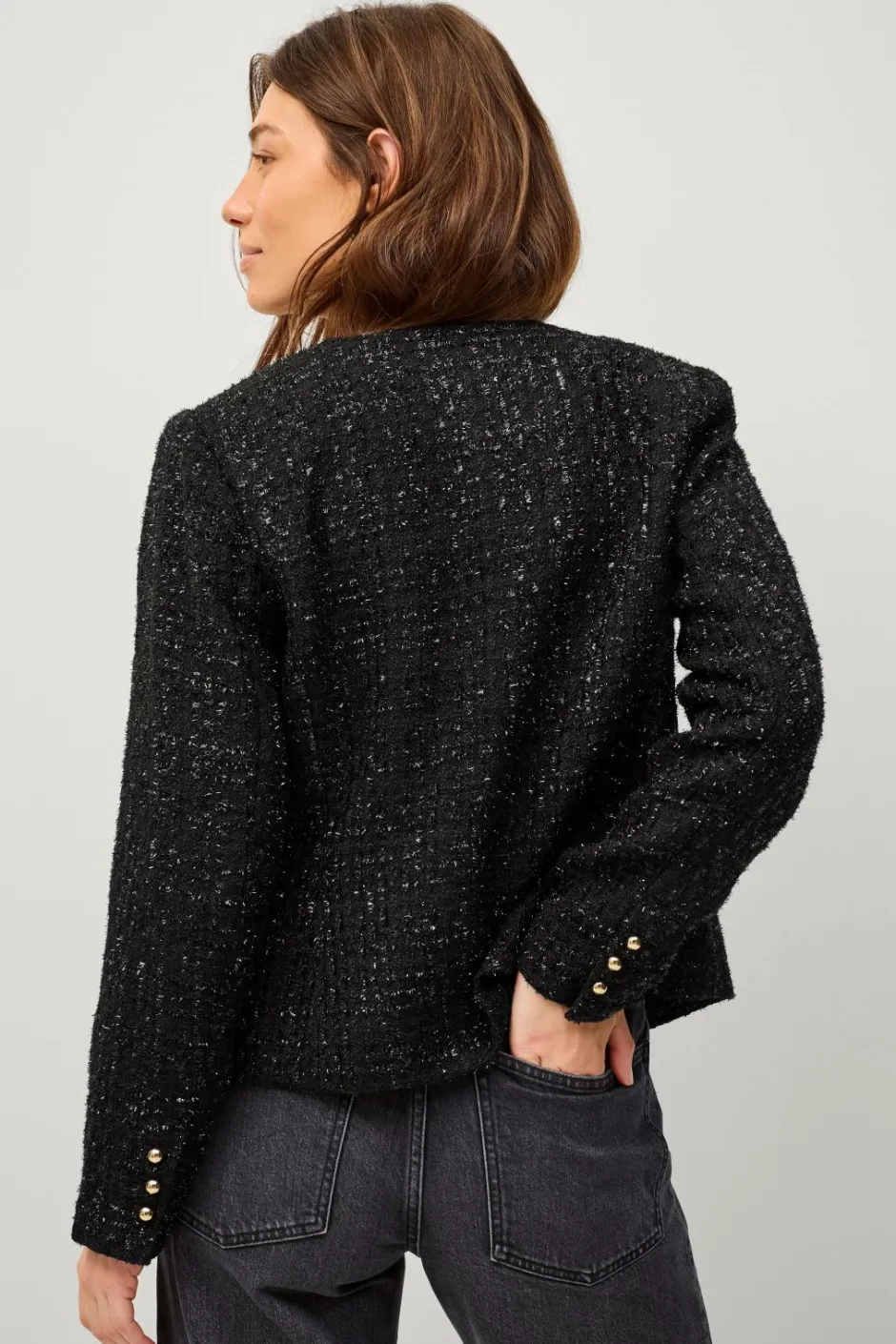 Best Collection Jakke i bouclé Dame Blazere & Veste