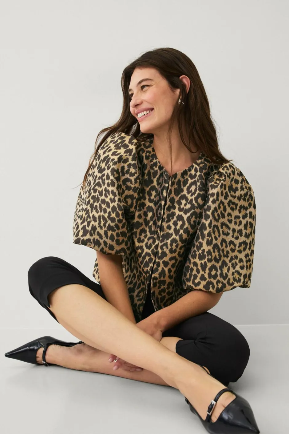 Ellos Collection Jakke i jacquard^Dame Blazere & Veste