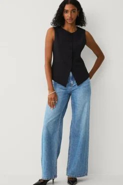 Ellos Collection Jeans med brede ben og høj talje^Dame Jeans