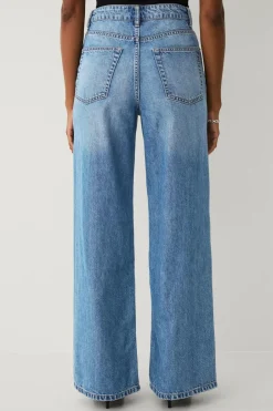 Ellos Collection Jeans med brede ben og høj talje^Dame Jeans