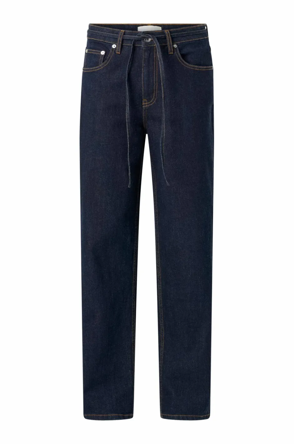 Ellos Collection Jeans med brede ben og bindebånd i taljen^Dame Jeans
